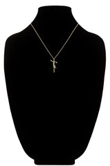 Faith Letter Pendant Necklace