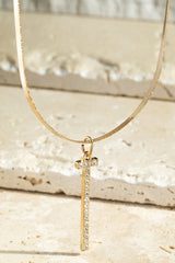Initial Crystal Necklace