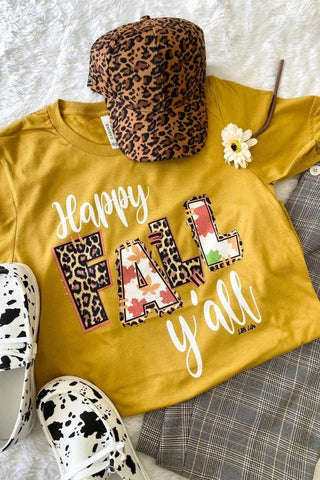 HAPPY FALL Y'ALL TEE