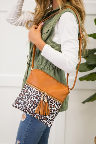 Miley Leopard Crossbody