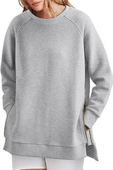 Round Neck Oversized Sweatshirt