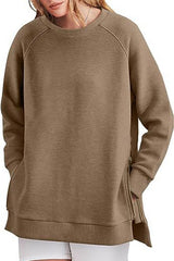 Round Neck Oversized Sweatshirt