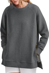 Round Neck Oversized Sweatshirt