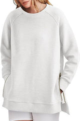 Round Neck Oversized Sweatshirt