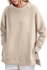 Round Neck Oversized Sweatshirt