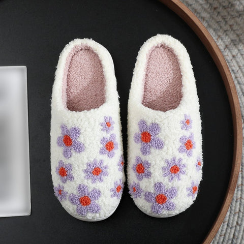 Lavender Flower Slippers