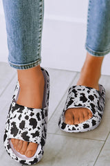 White Cow Spots Printed Non-slip Slipper
