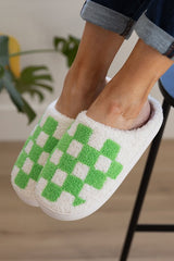 Checkered Slippers