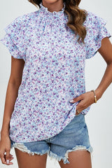 Layered Loose Short Sleeve Top