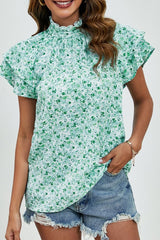 Layered Loose Short Sleeve Top