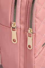 Quilted Multi-pocket Crossbody Sling Bag