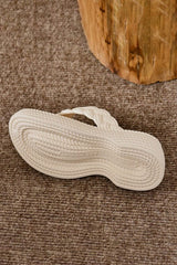 Braided Thick Sole Flip Flop Sandal