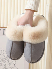 Fluffy Soft Warm Slip On House Slippers