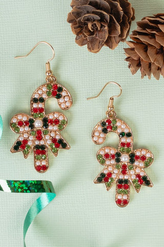 Candy Cane Earrings