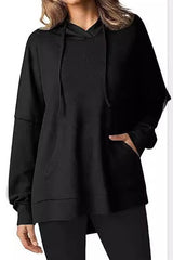 Waffle Long Sleeve Hoodie