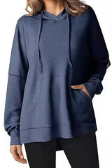 Waffle Long Sleeve Hoodie