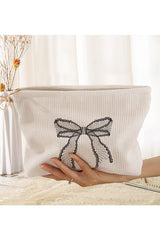 Corduroy Makeup Bag Pouch