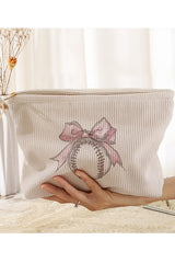 Corduroy Makeup Bag Pouch