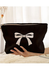 Corduroy Makeup Bag Pouch