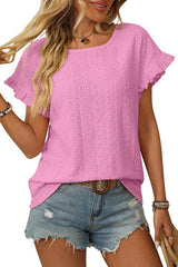Round Neck "Sweet Girl" Short Sleeved Top