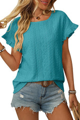 Round Neck "Sweet Girl" Short Sleeved Top