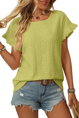 Round Neck "Sweet Girl" Short Sleeved Top