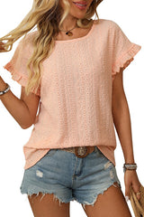 Round Neck "Sweet Girl" Short Sleeved Top