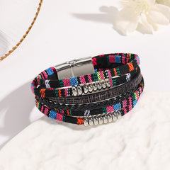 Magnetic Buckle Boho Multi Layer Bracelet