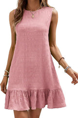 Sleeve Round Neck Dress