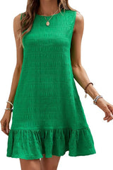 Sleeve Round Neck Dress