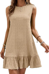 Sleeve Round Neck Dress
