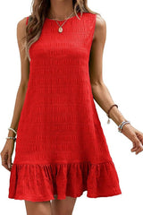 Sleeve Round Neck Dress