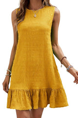 Sleeve Round Neck Dress