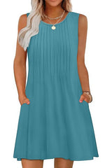 Sleeveless Pocket Dress