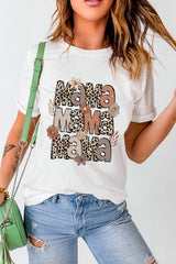 Floral Leopard MaMa Graphic Mothers Day Tee