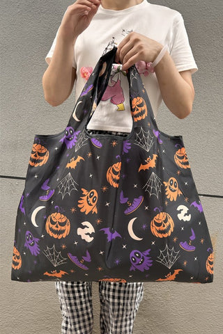 Halloween Large Capacity Foldable Tote Bag