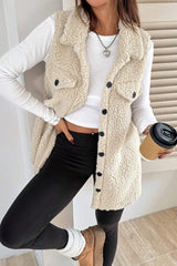 Lapel Button Vest
