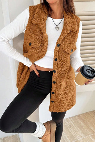 Lapel Button Vest