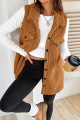 Lapel Button Vest
