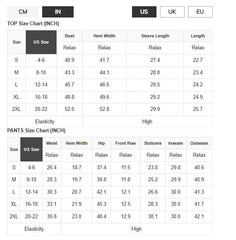 Santa Claus Striped Loose Fit Two Piece Lounge Set