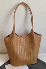 Weave 2pcs Tote Bag Shoulder Bag