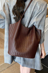 Weave 2pcs Tote Bag Shoulder Bag
