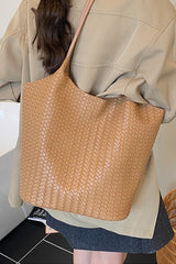 Weave 2pcs Tote Bag Shoulder Bag