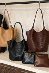 Weave 2pcs Tote Bag Shoulder Bag