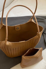 Weave 2pcs Tote Bag Shoulder Bag