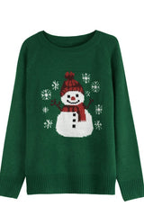 Snowman Knitted Top
