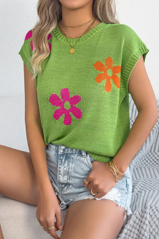 Bat Sleeve Knitted Spring Sweater Top