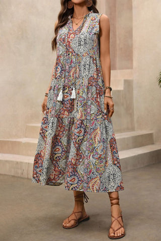 Vintage Resort Style Maxi Dress