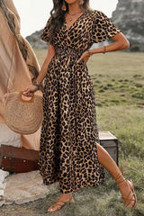 Leisure V-neck Maxi Dress