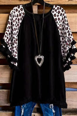 Round Neck Lace Ruffle Sleeve Top